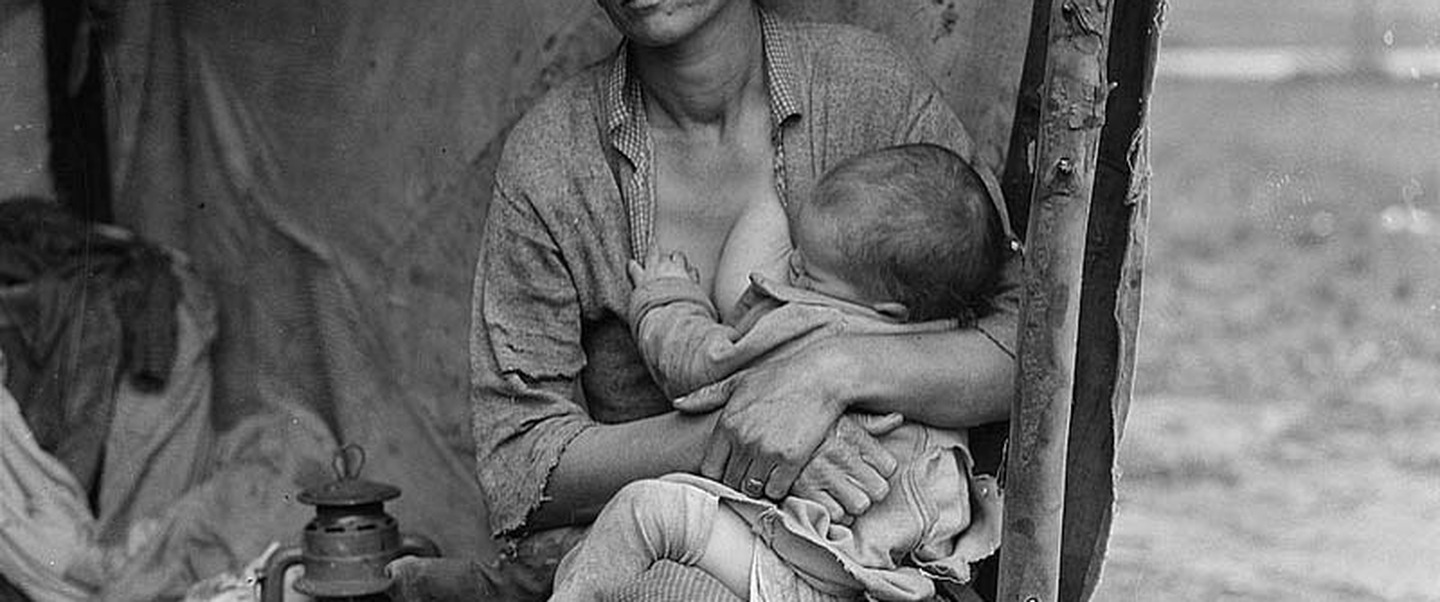 Original photograph by Dorothea Lange